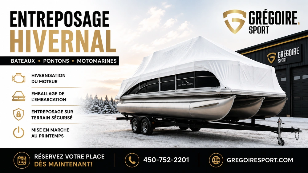 Entreposage de bateaux, pontons et motomarines à Joliette alt