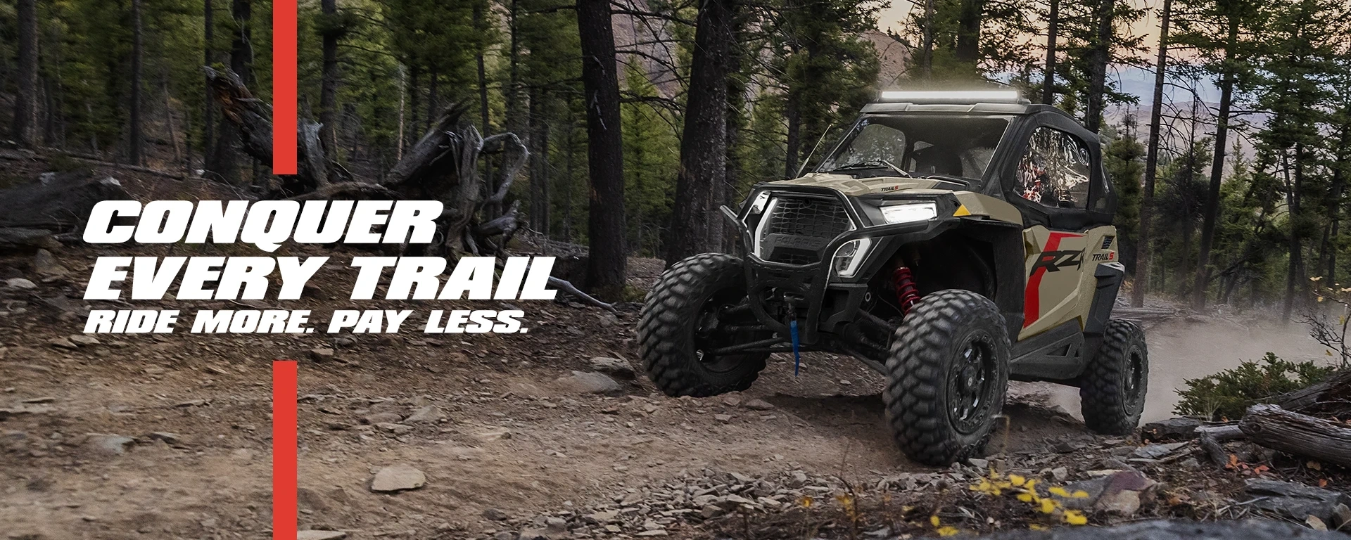 Conquer Every Trail. Ride More. Pay Less. alt