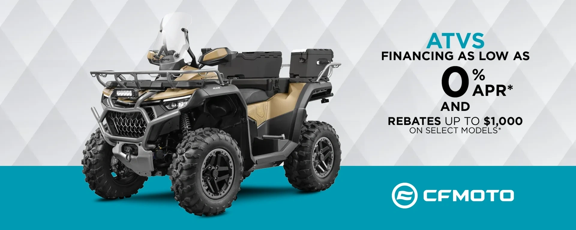 Financing as low as 0 % APR* and rebates up to $1,000 on select models* alt