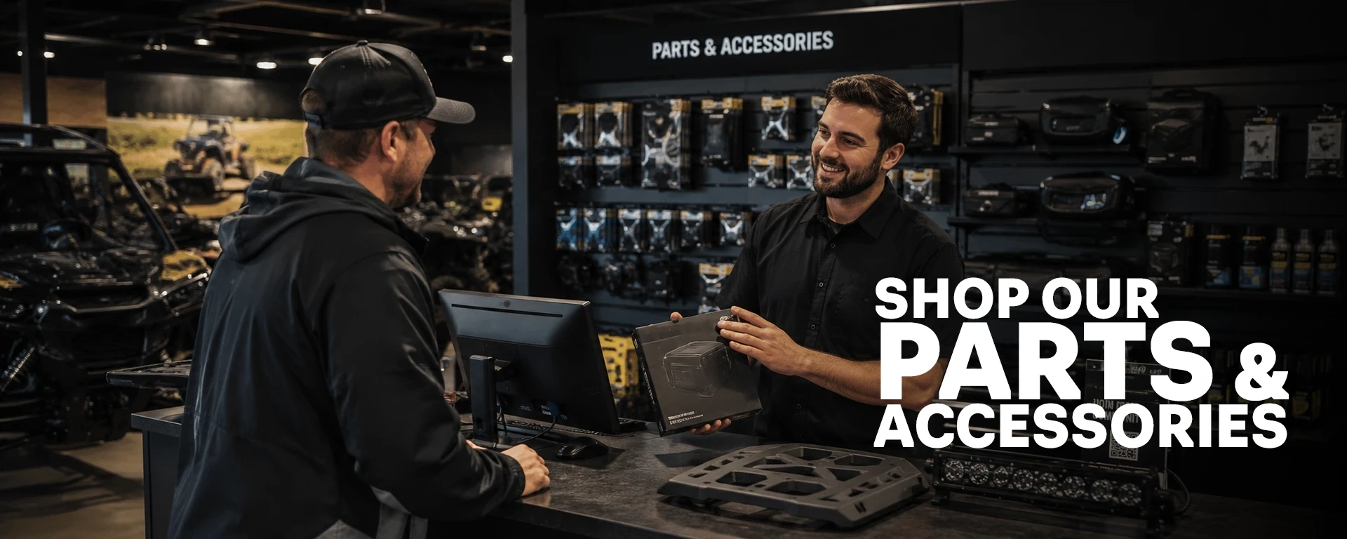 Shop Our Parts & Accessories. alt