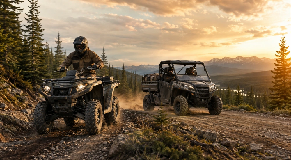 ATV or Side-by-Side? Choosing the Right Machine for Work, Hunting and the Trails alt