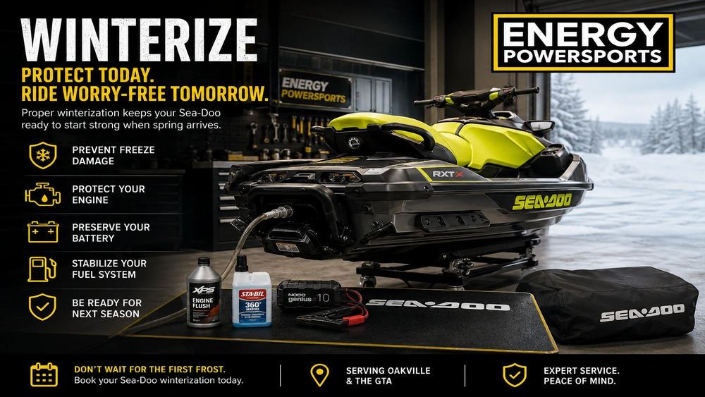 Sea-Doo Winterization at Energy Powersports: Why Oakville Riders Trust Us With Their Off-Season Prep alt