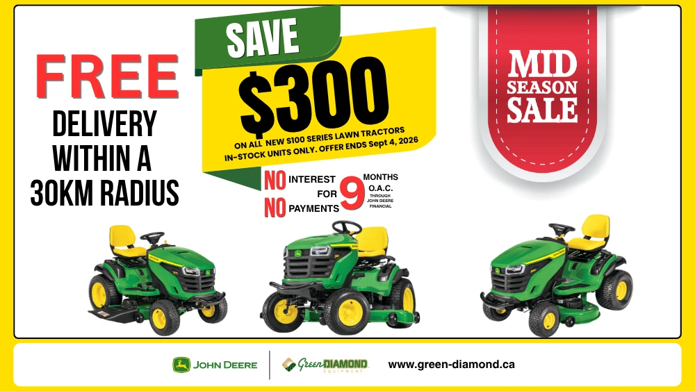 MID SEASON LAWN TRACTOR SALE alt