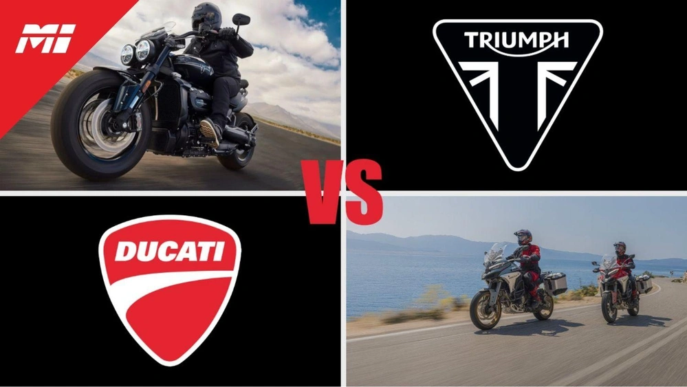 Triumph vs. Ducati: the differences between the 2 brands alt
