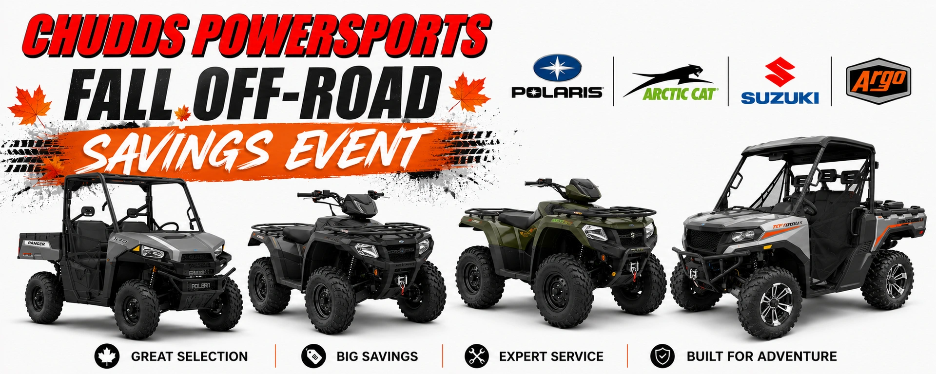 Fall Off-Road Savings Event alt