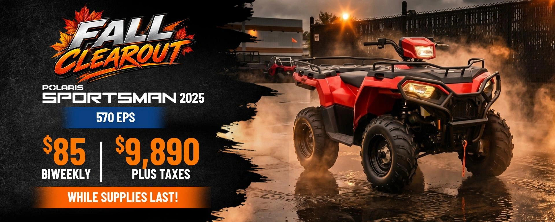 Fall Clearout - 2025 Polaris Sportsman 570 EPS alt
