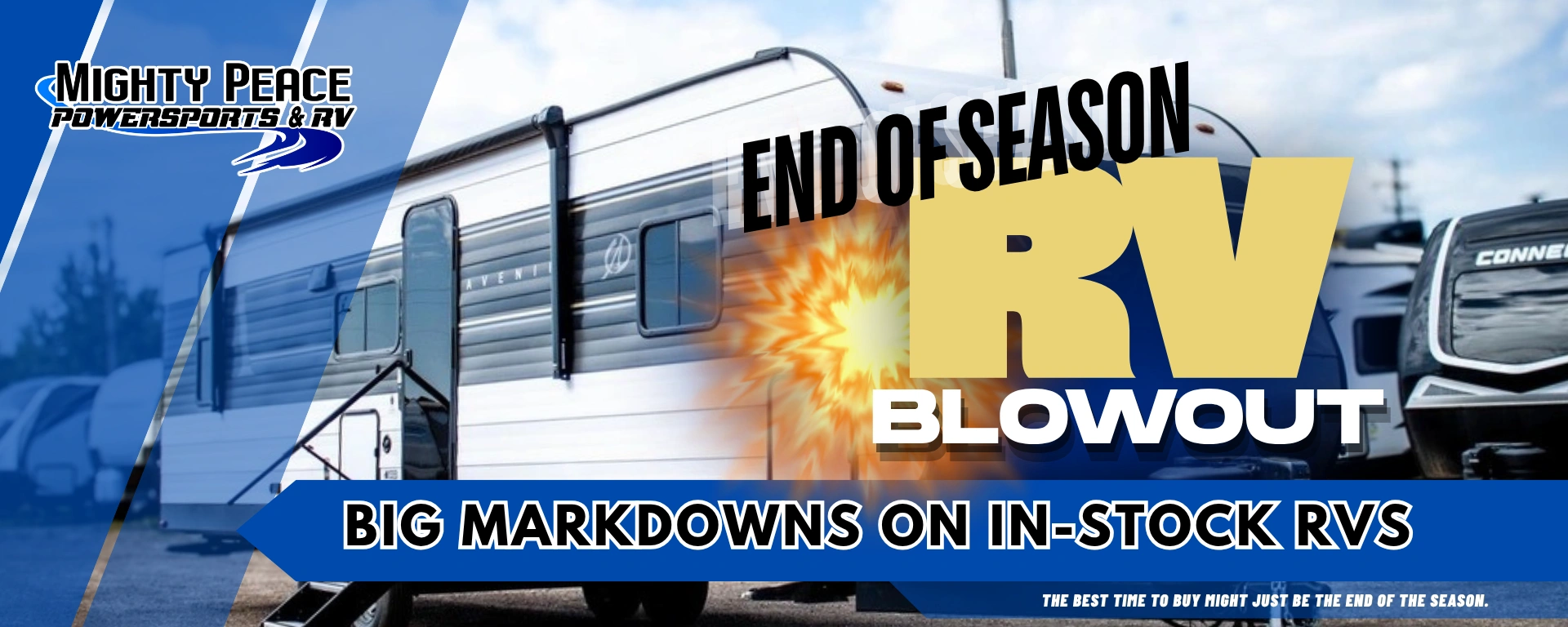 RV End of Season BlowOut Mark Downs alt