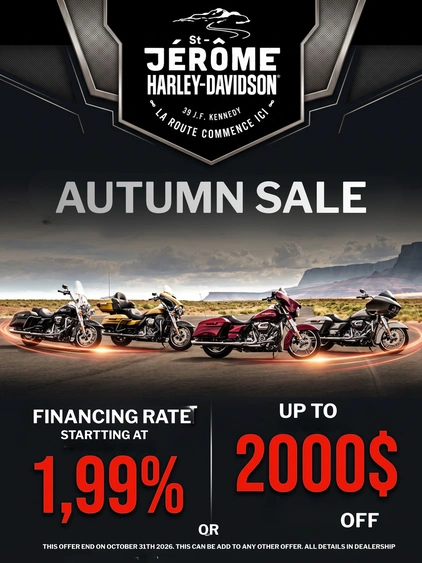 Financing rate starting at 1.99% alt