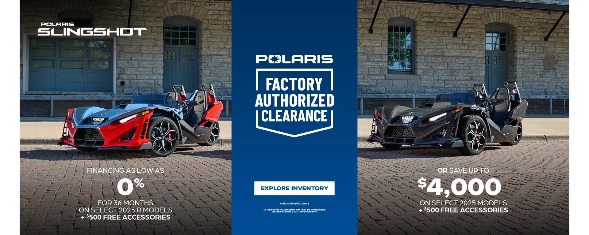 Factory Authorzied Clearance Promo 1 alt