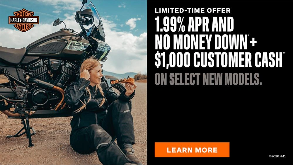 1.99% APR and No Money Down + $1,000 Customer Cash alt