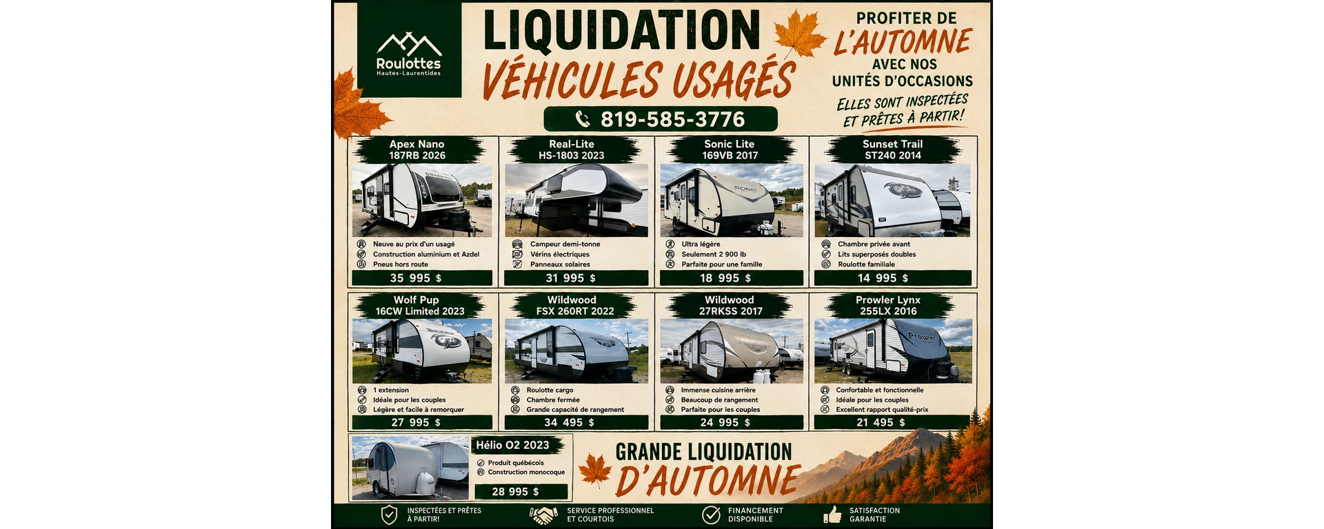 Liquidation Véhicule Usagés