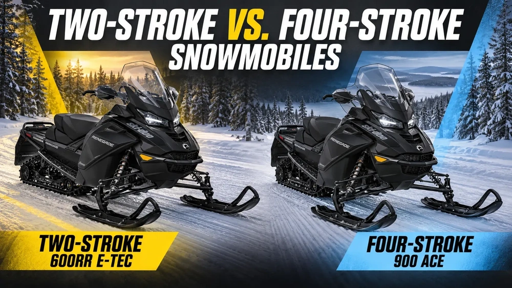 Two-Stroke vs. Four-Stroke Snowmobiles: Which Is Better for Ontario Riders? alt