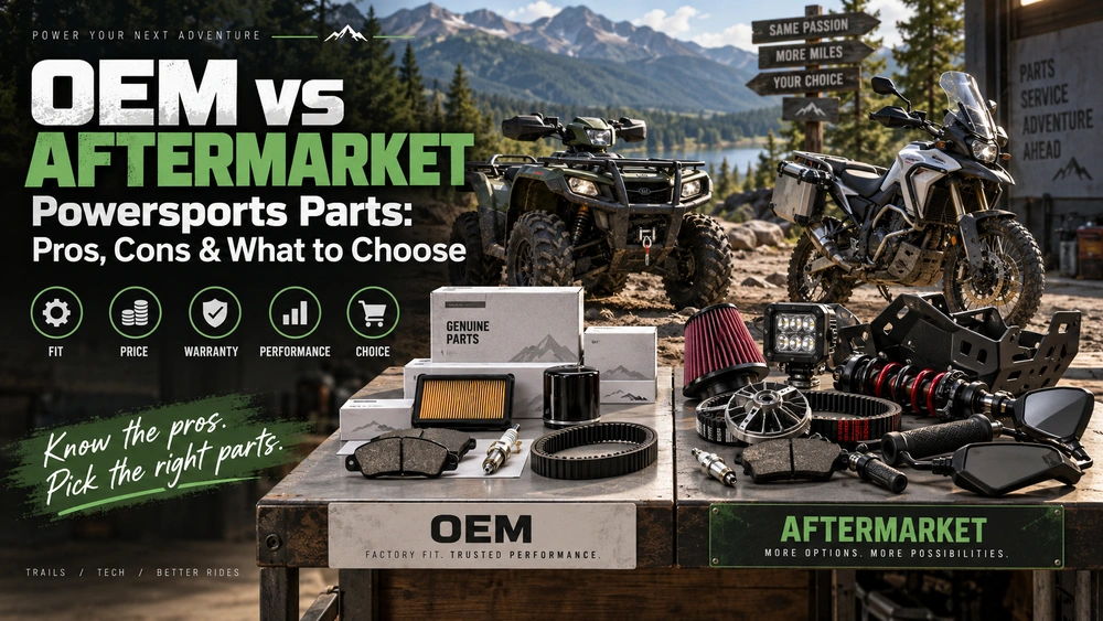 OEM vs Aftermarket Powersports Parts: Pros, Cons & What to Choose alt