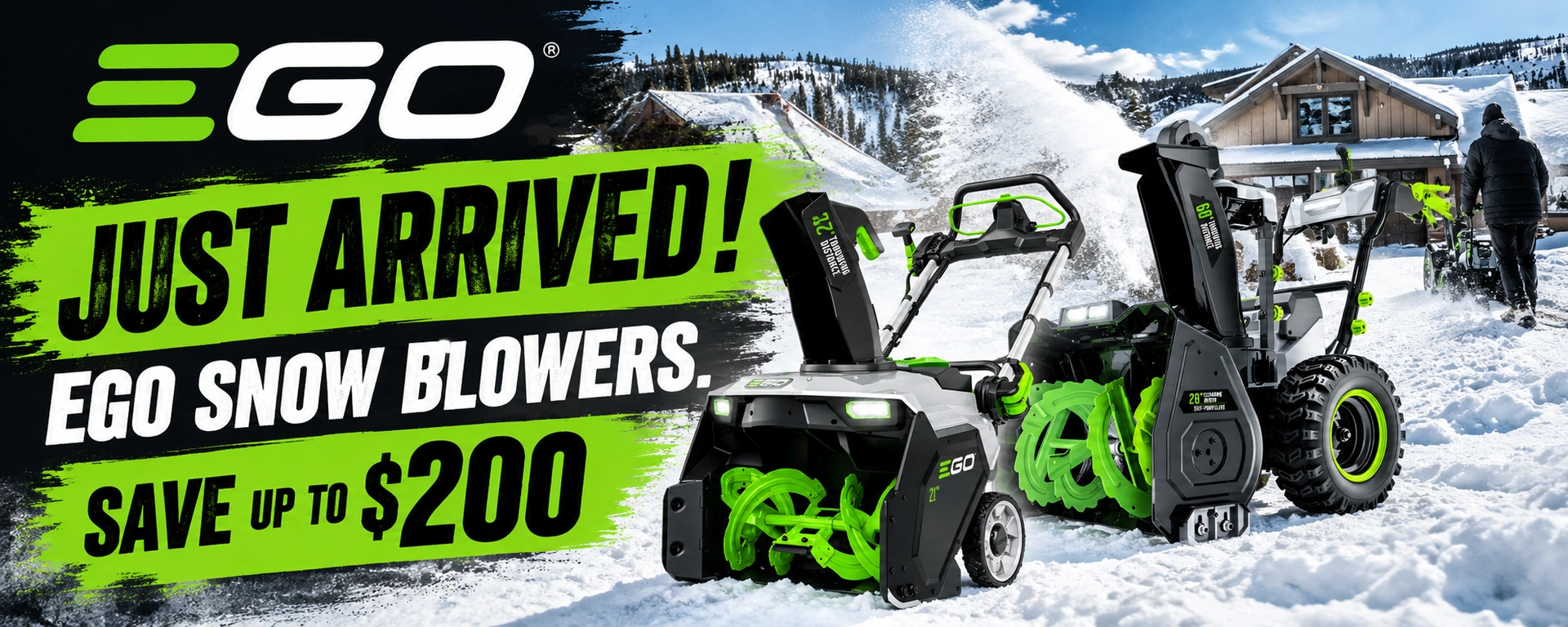 EGO Snow Blowers have Arrived alt