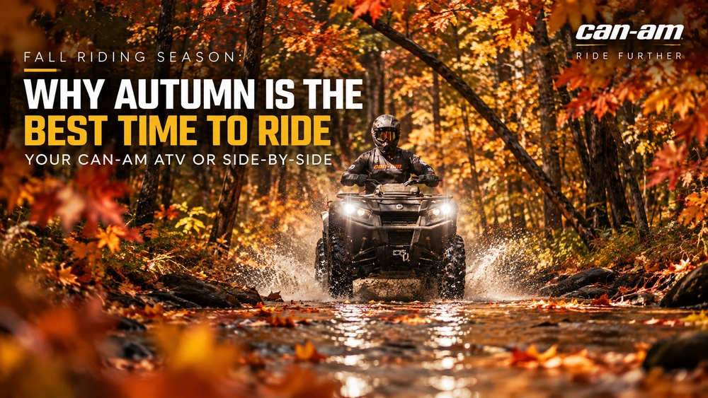 Fall Riding Season: Why Autumn Is the Best Time to Ride Your Can-Am Off-Road ATV or Side-by-Side alt