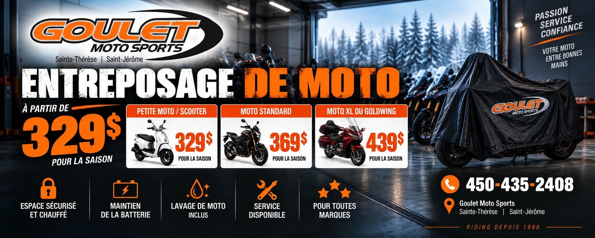 Entreposage de Moto alt