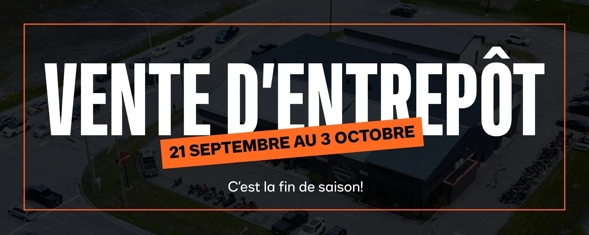 Vente d'entrepôt - Fin de saison 2026 alt