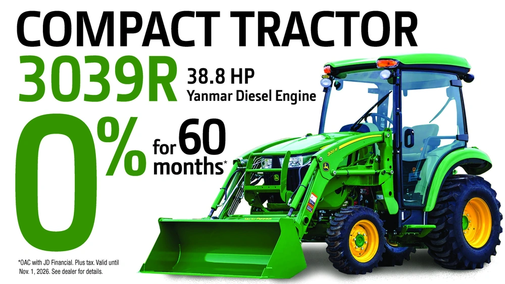 John Deere 3039R Compact Tractor alt