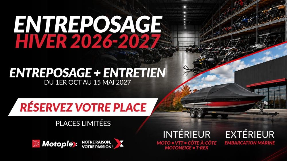 Entreposage + entretien 2026-2027 | Motoplex Mirabel alt