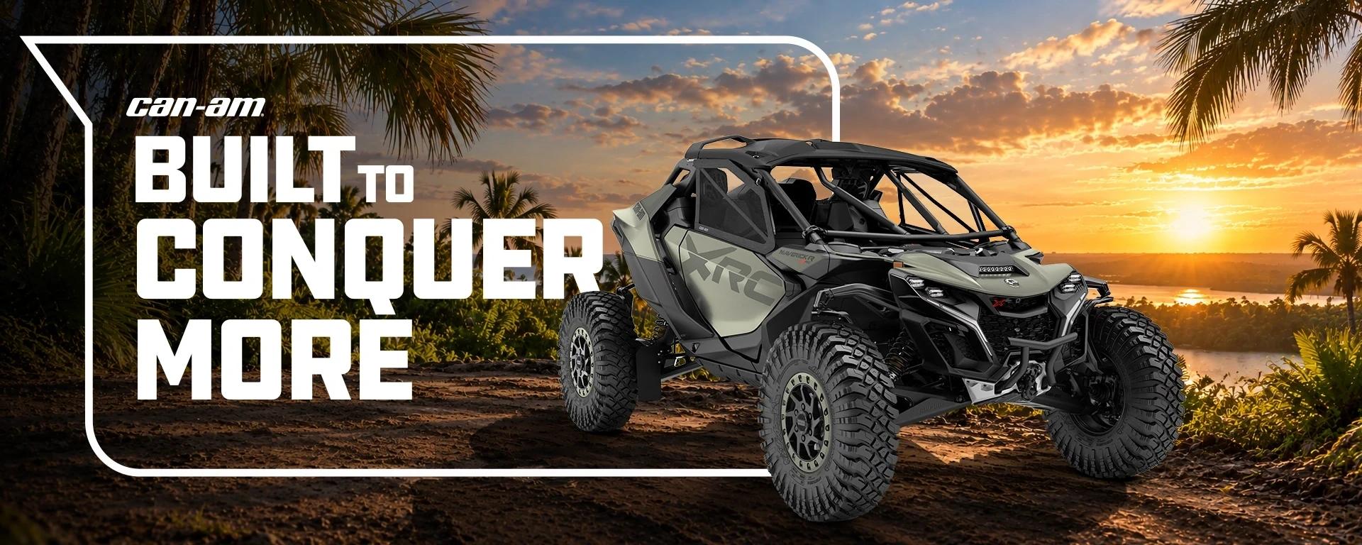 BUILT TO CONQUER MORE.