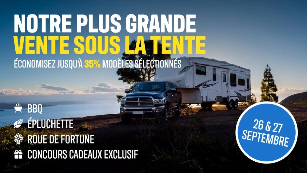 Notre plus grande vente sous la tente alt