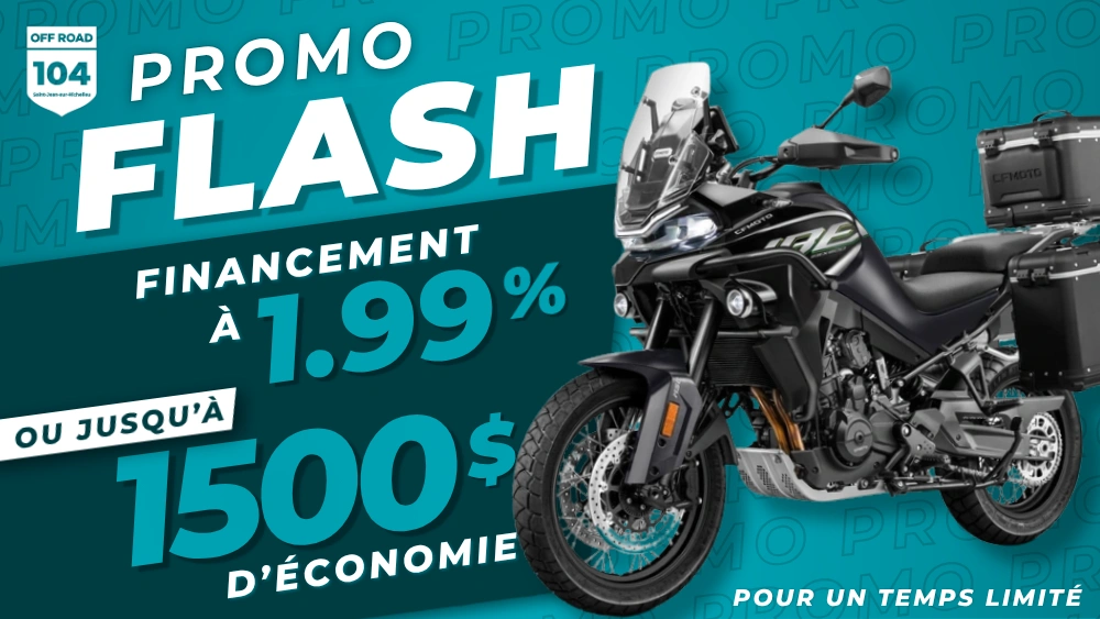 Promo Flash sur les motos alt