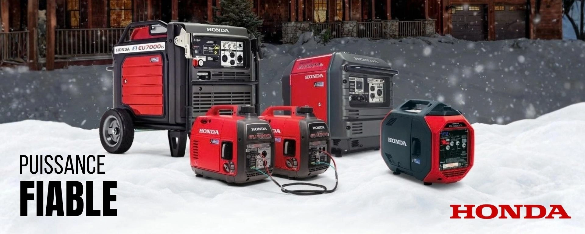 Les génératrices Honda offrent une énergie fiable quand vous en avez besoin. alt