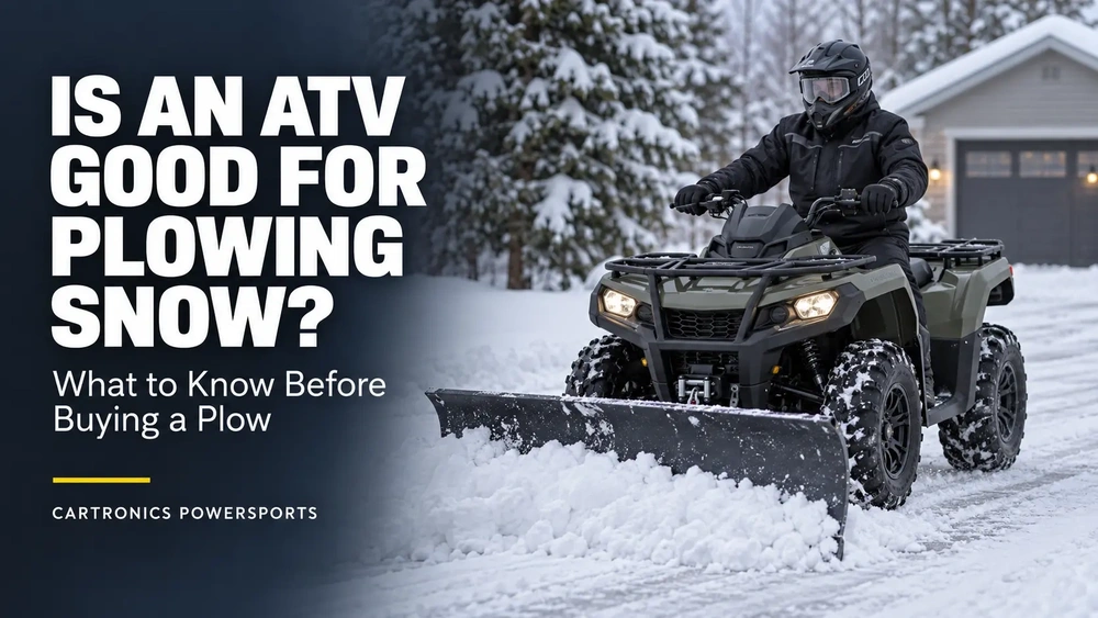 Is an ATV Good for Plowing Snow? What to Know Before Buying a Plow