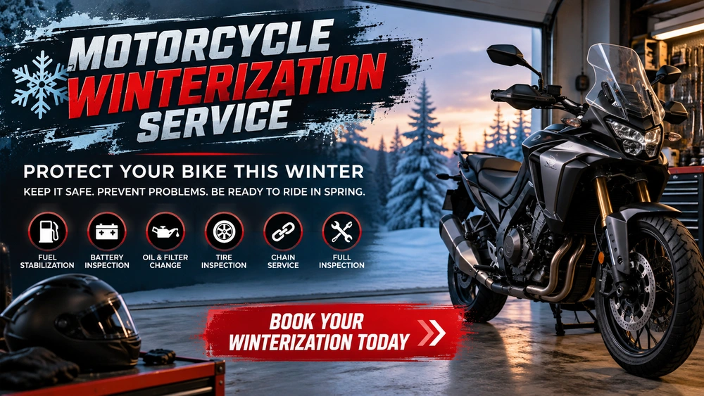Motorcycle Winterization Service alt