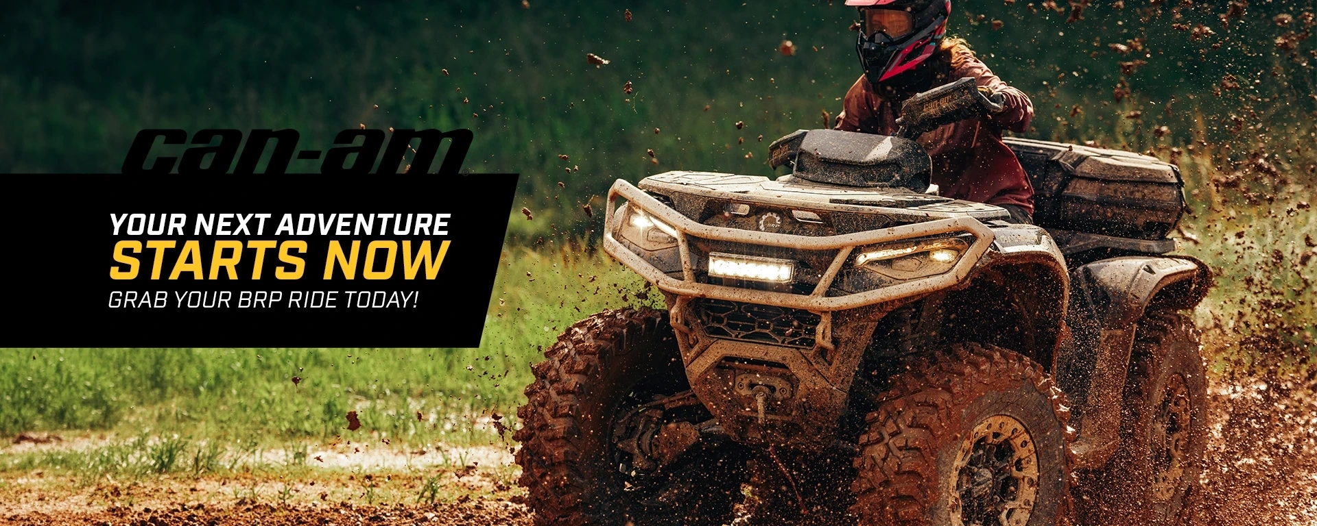 Your next adventure starts now grab your BRP ride today!