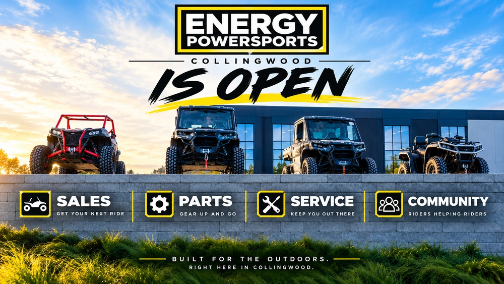 Energy Powersports Collingwood Is Open — Your Local Can-Am, Ski-Doo & Sea-Doo Dealer Near Blue Mountains, Meaford & Owen Sound alt