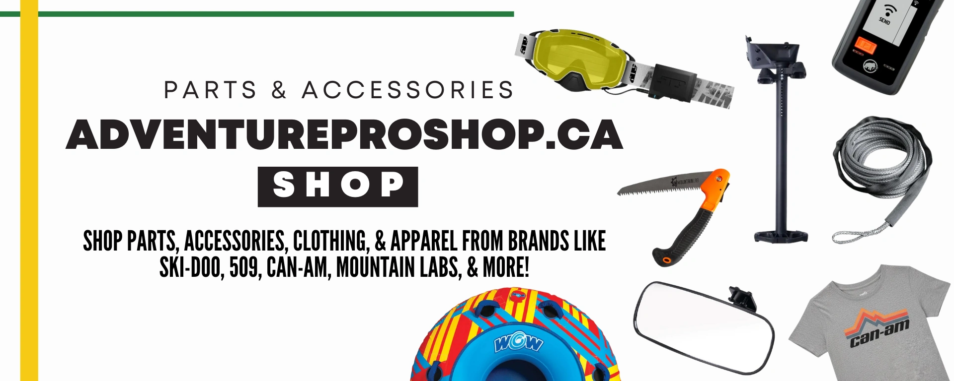 SHOP THE ADVENTURE PRO SHOP TODAY! alt