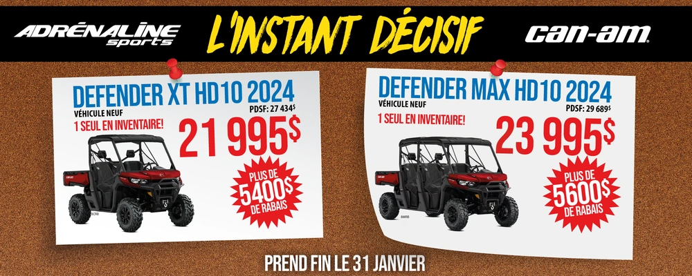 L'instant Décisif : Can-Am Defender 2024 neuf alt
