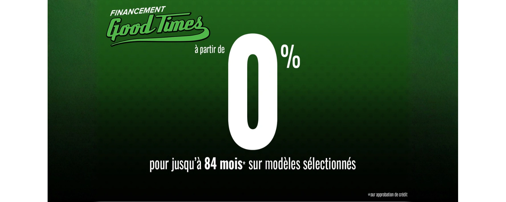0% de Financement jusqu'à 84 mois alt