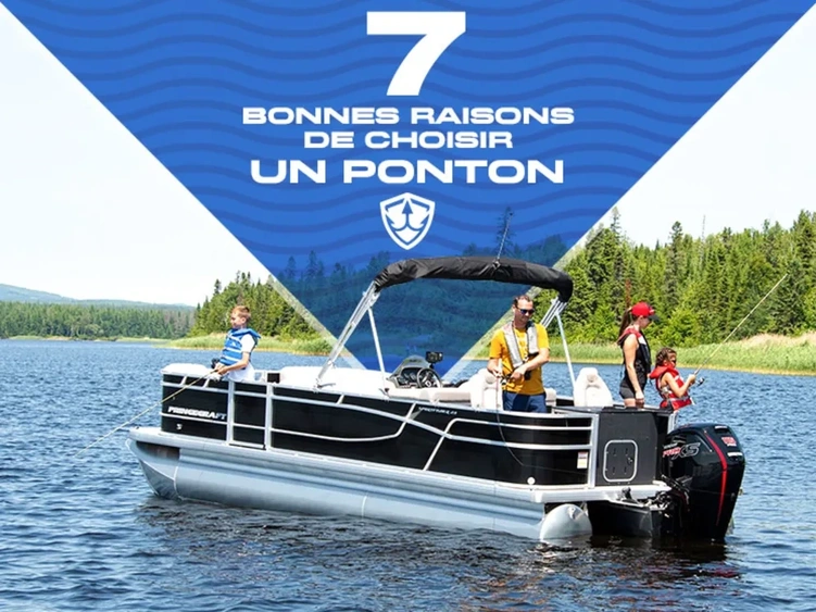 7 bonnes raisons de choisir un ponton qu'un autre type de bateau alt