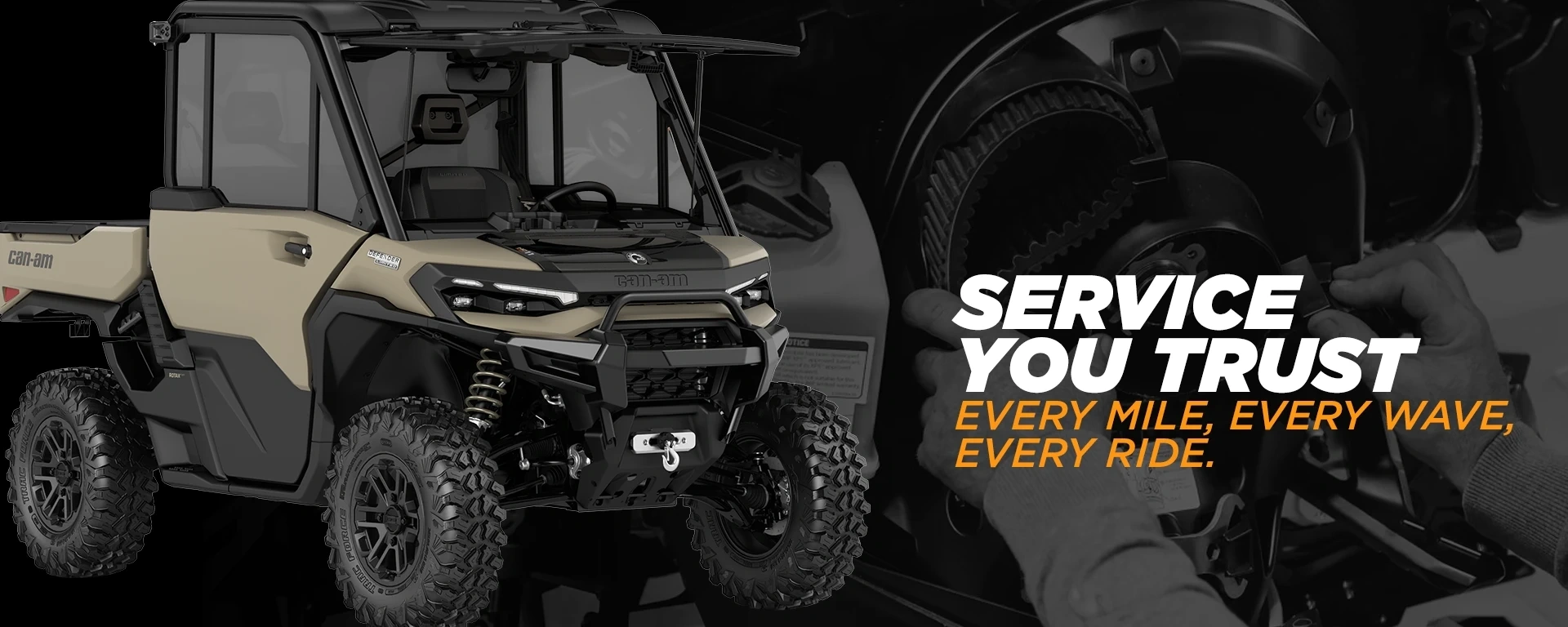 Service you trust, every mile, every wave, every ride. alt