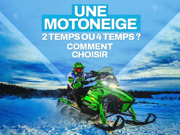 Motoneige : choisir un moteur 2-temps ou 4-temps ? alt