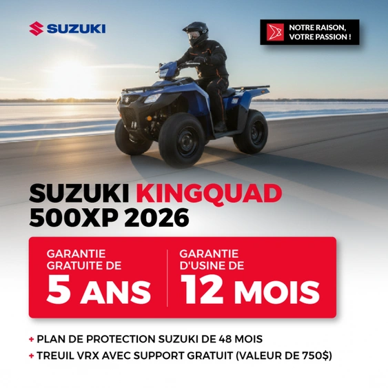 Suzuki Kingquad 500XP 2026 alt