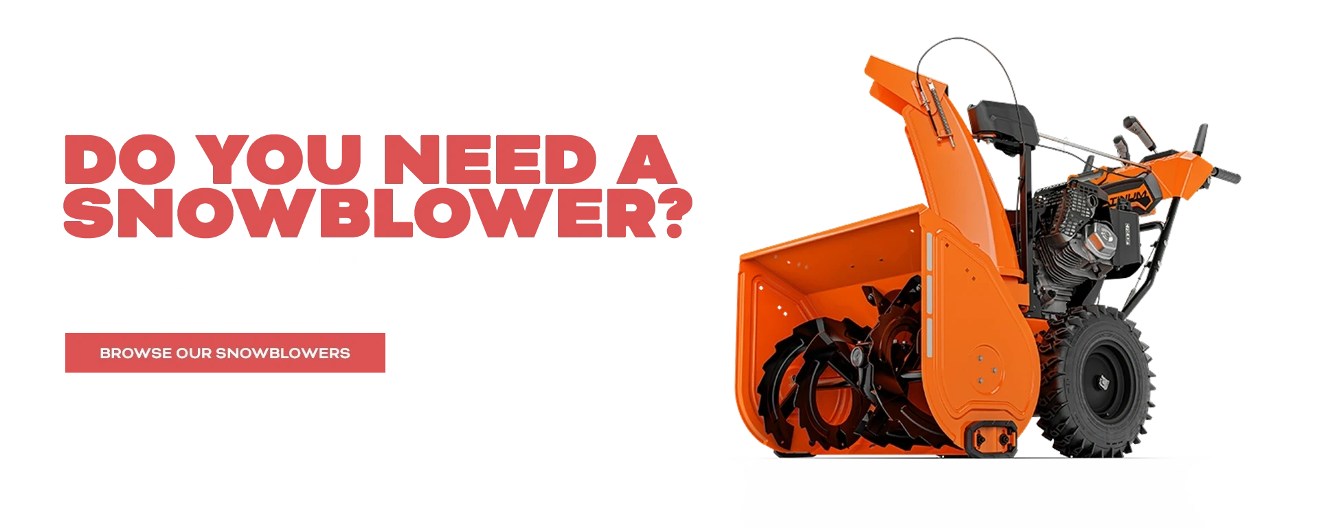 Do you need a snowblower?Discover all our Ariens models at Nord X! alt