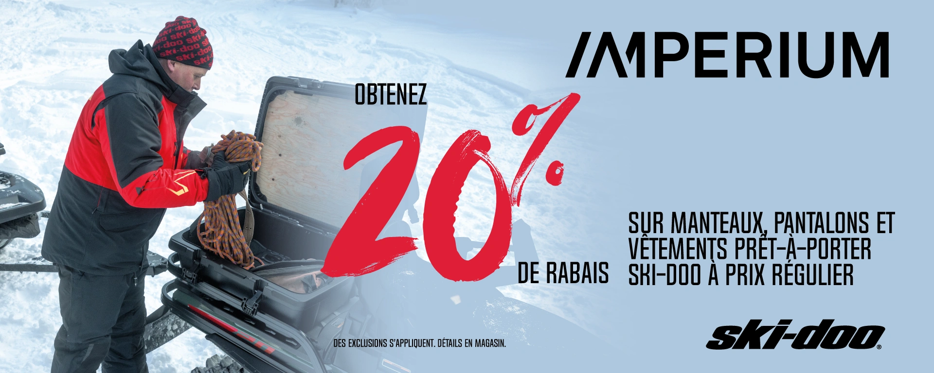Promo Ski-Doo vêtements alt