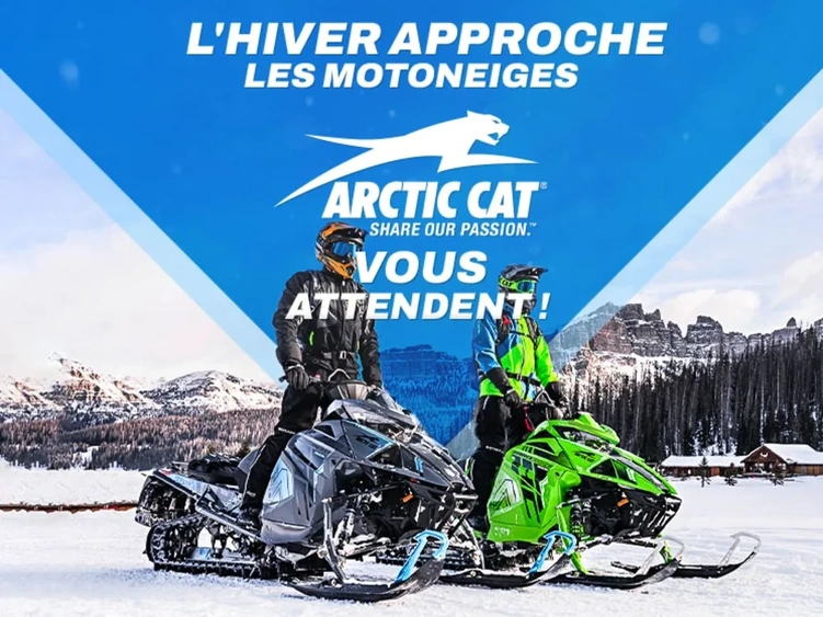 L'hiver approche - les motoneiges Arctic Cat vous attendent alt