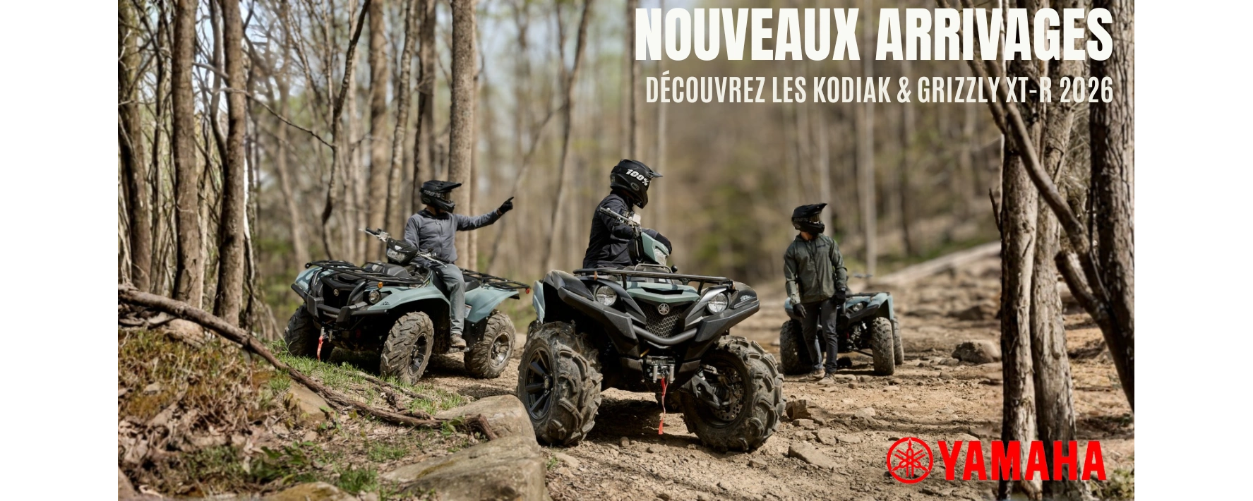 Nouveaux arrivages Yamaha - Découvrez les kodiak & grizzly 2026 alt