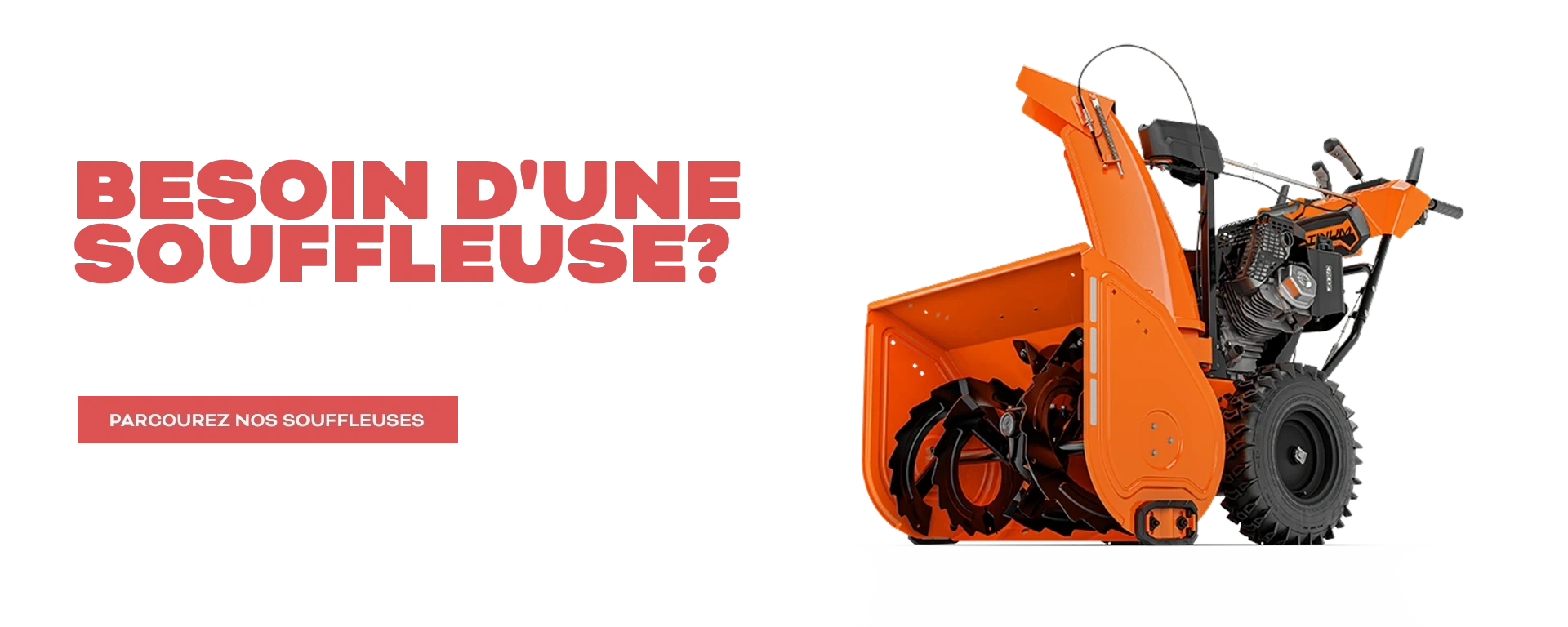 Besoin d'une souffleuse?Découvrez tous les modèles Ariens chez Nord X! alt