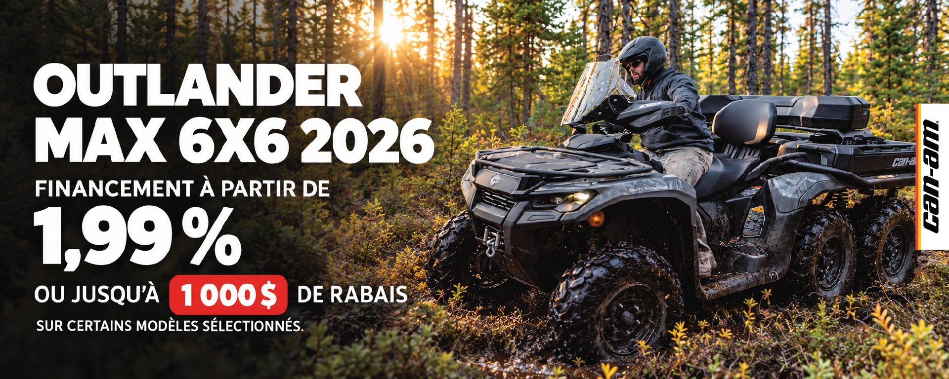 Promotion Outlander Max 6x6 2026 alt