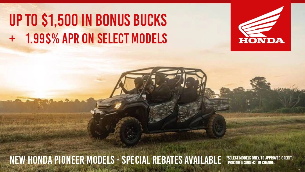 Honda Pioneer Offers alt