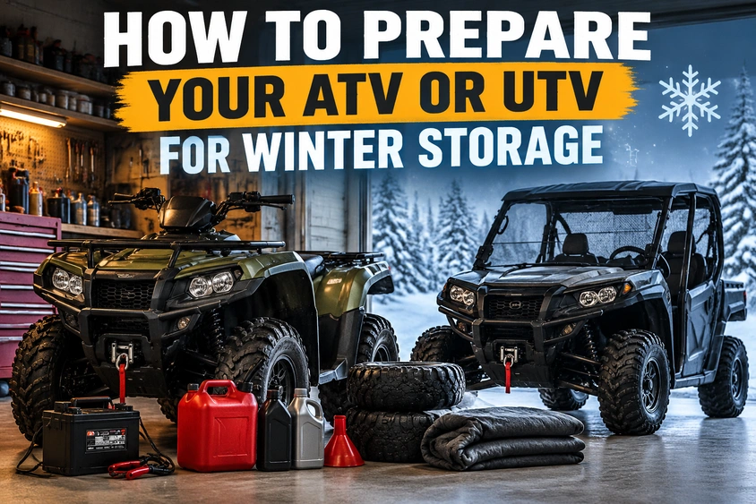 How to Prepare Your ATV or UTV for Winter Storage