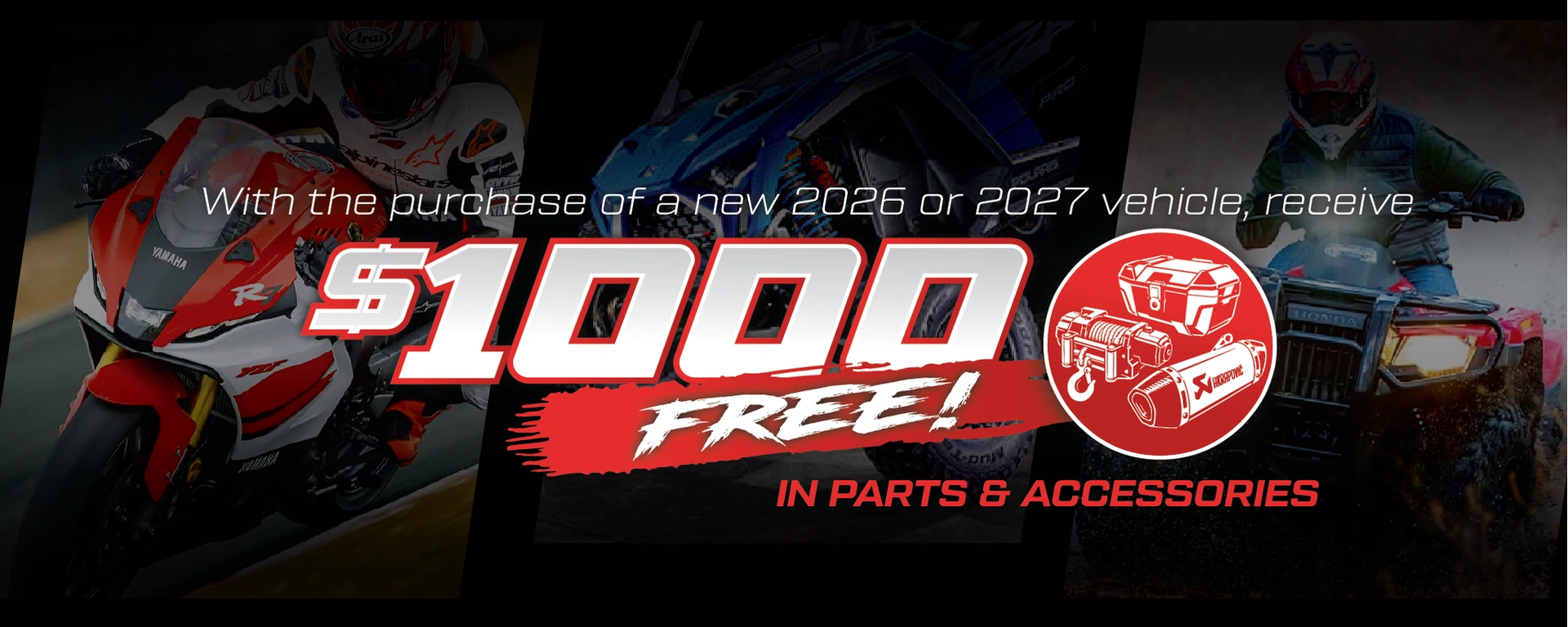 Promotion atv - SXS - 1000