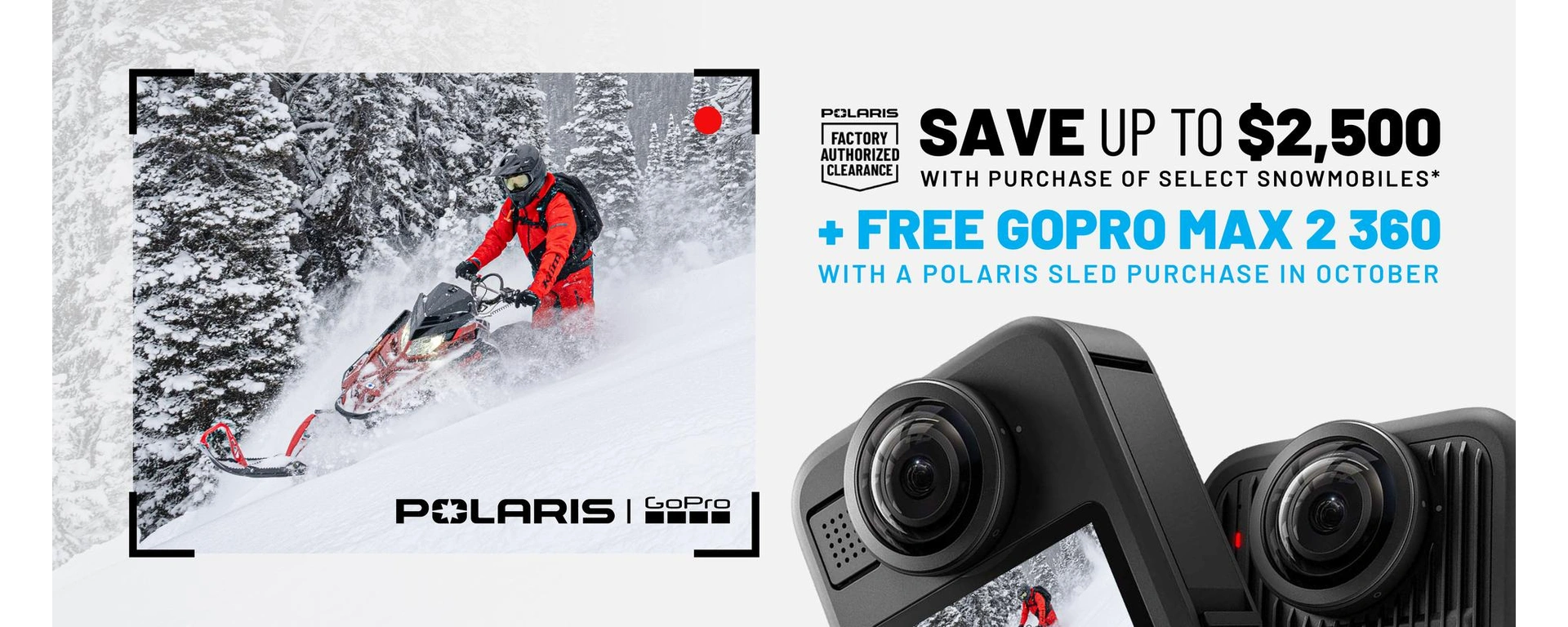 Free GoPro Max 2 360 w/Sled Purchase