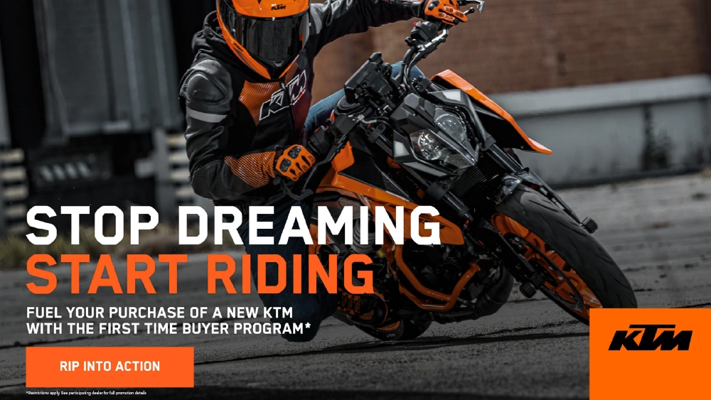 KTM First Buyer Program alt