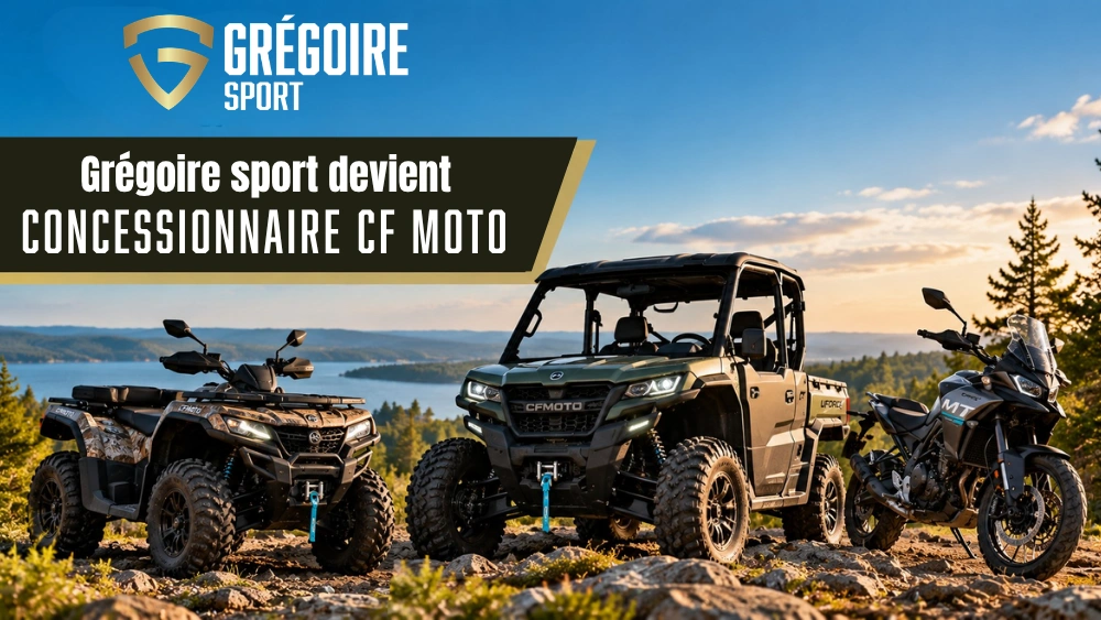 Grégoire Sport devient concessionnaire CFMOTO!
